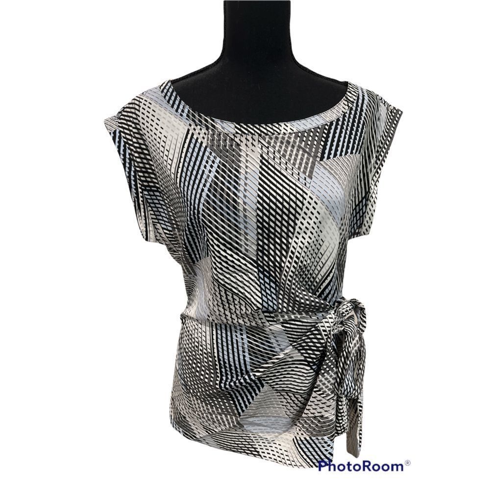 Faux Wrap Cap Sleeve Top by New York & Co.